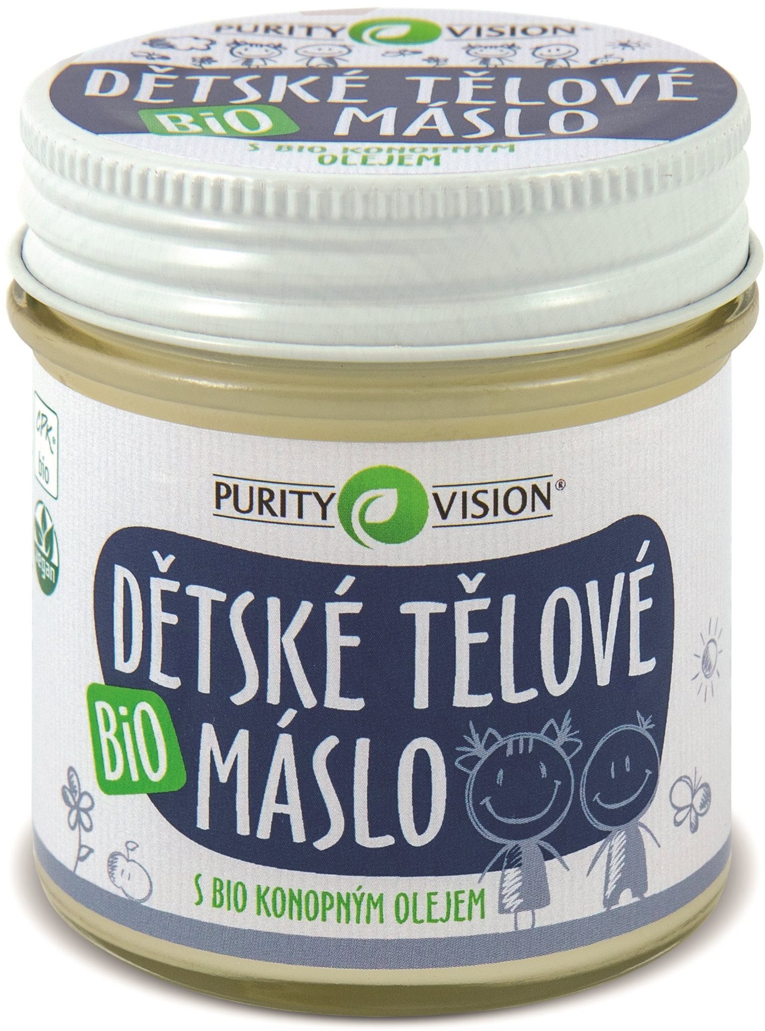 Bio Dětské tělové máslo PURITY VISION 120 ml
