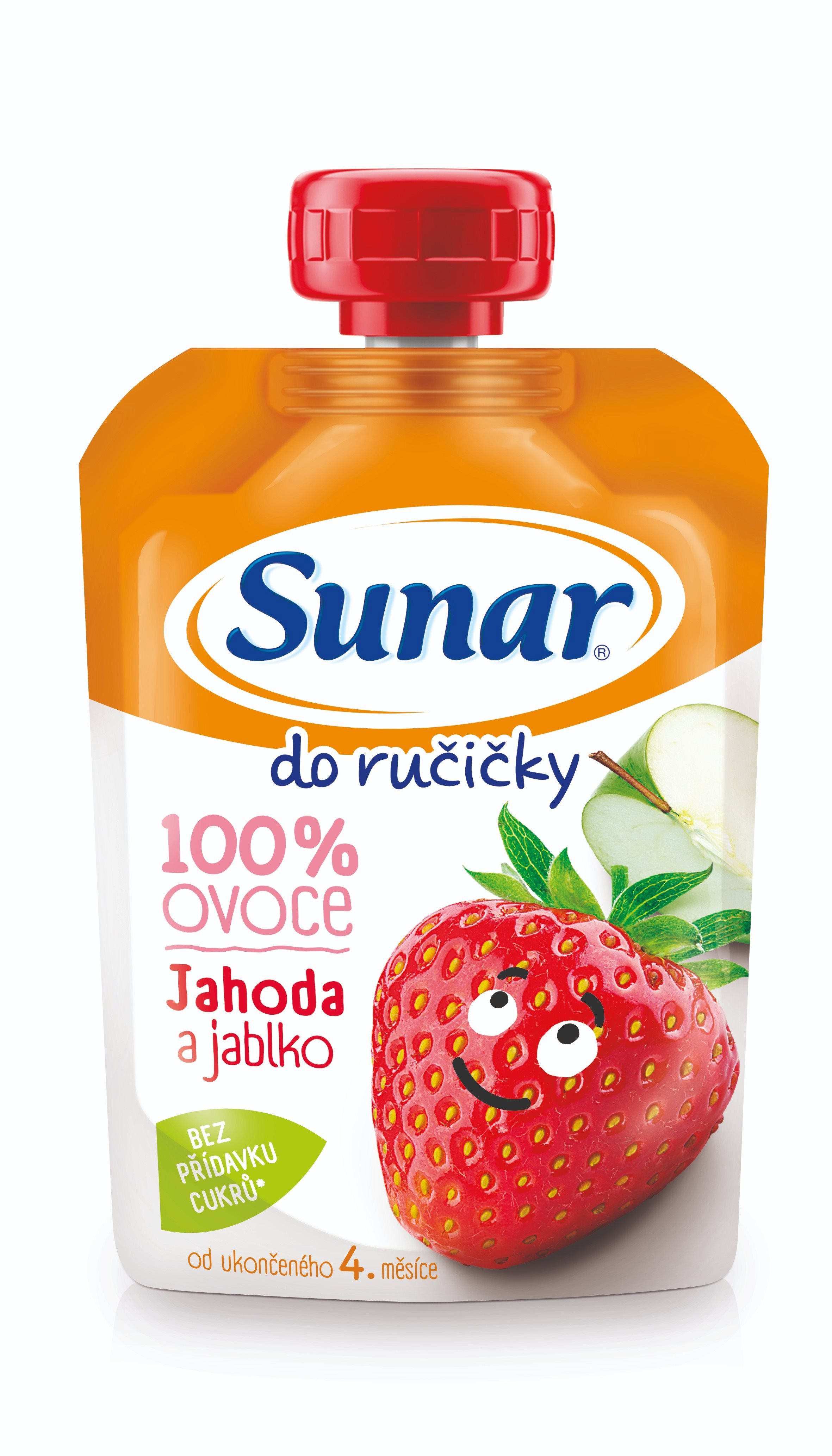 Sunar Do ručičky ovocná kapsička jahoda