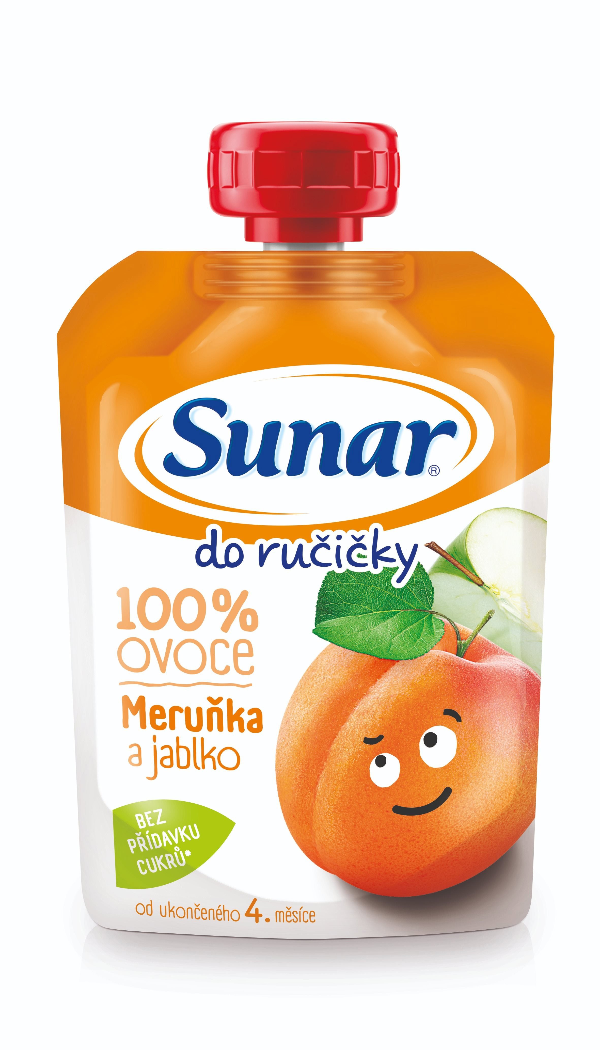 Sunar Do ručičky ovocná kapsička meruňka