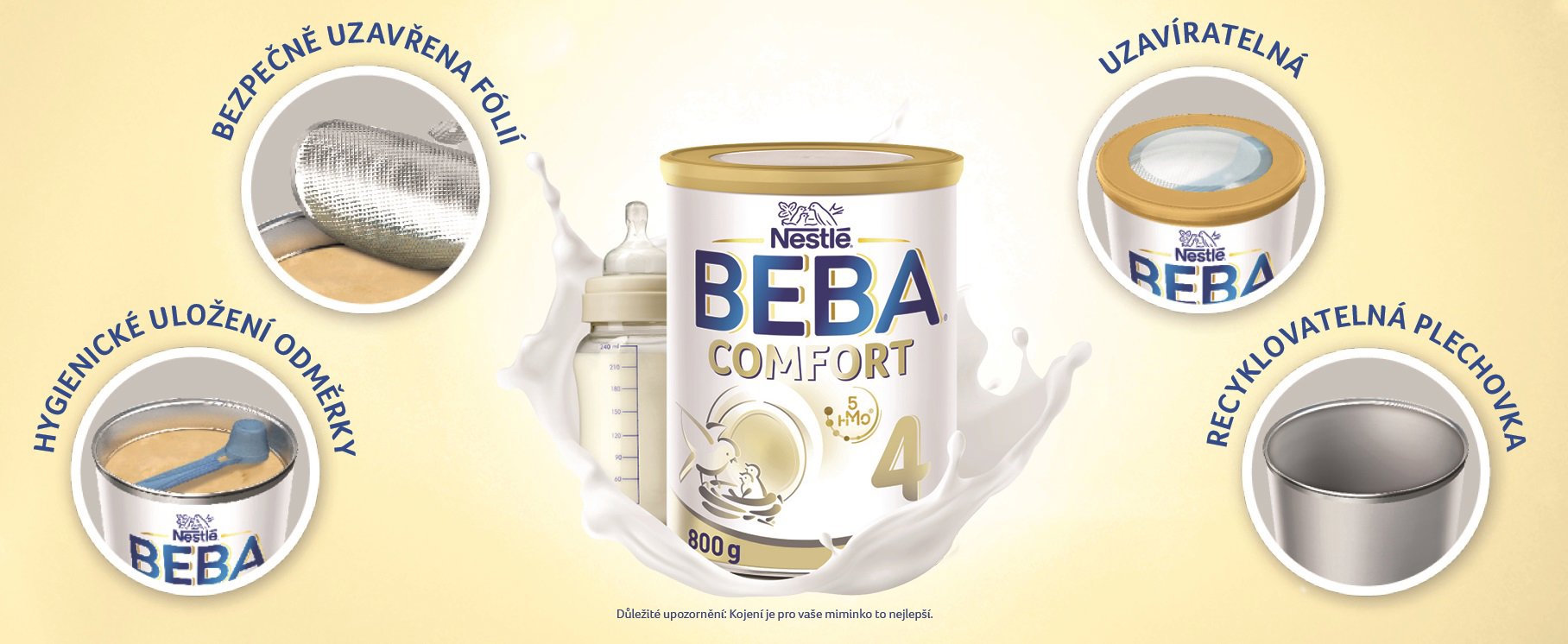 Kojenecké mléko BEBA COMFORT 5 batolecí mléko, 800 g