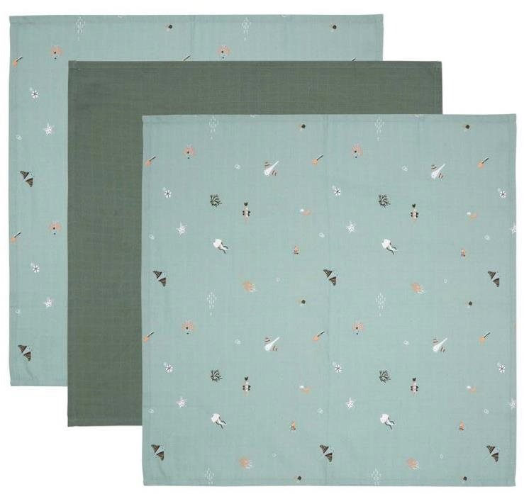 Cloth Diapers Bébé-jou Muslin Diaper Set Ocean Vibes