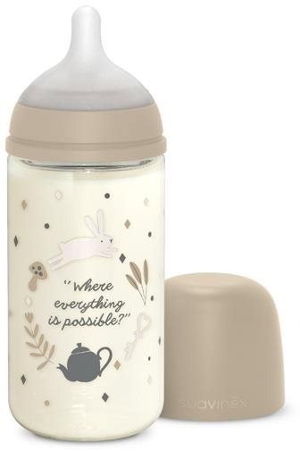Baby Bottle Suavinex Wonderland Physiological SX PRO +3 MF 240 ml cream