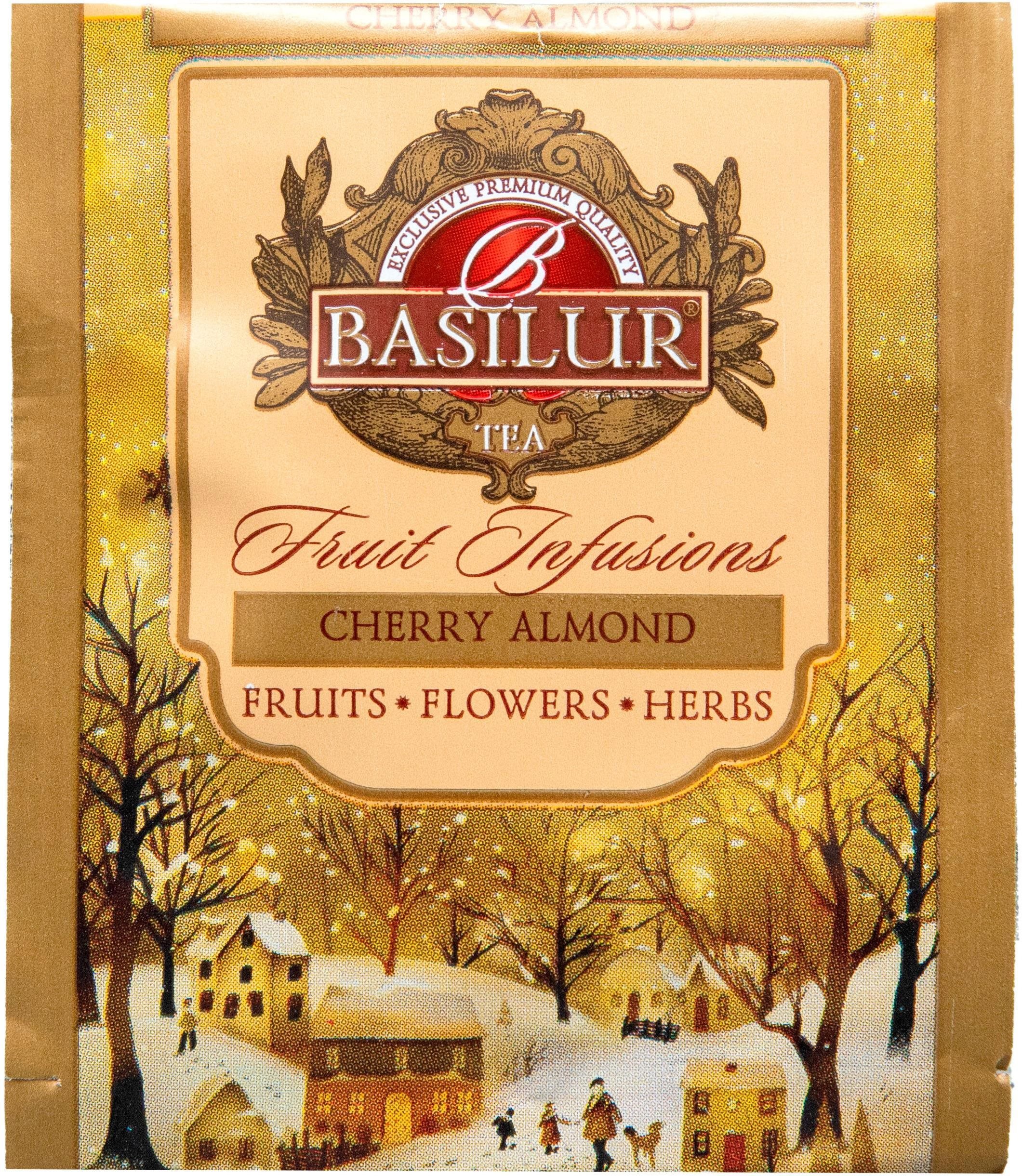 Tea BASILUR Christmas Fruit Cherry Almond 20 × 1,8 g, packed