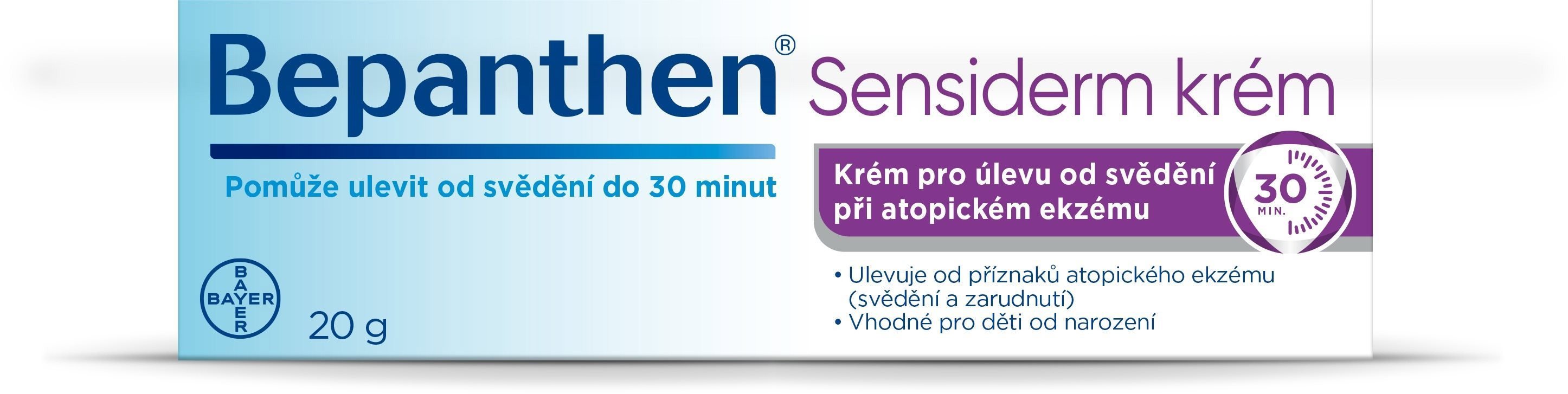 Tělový krém Bepanthen Sensiderm krém 20g