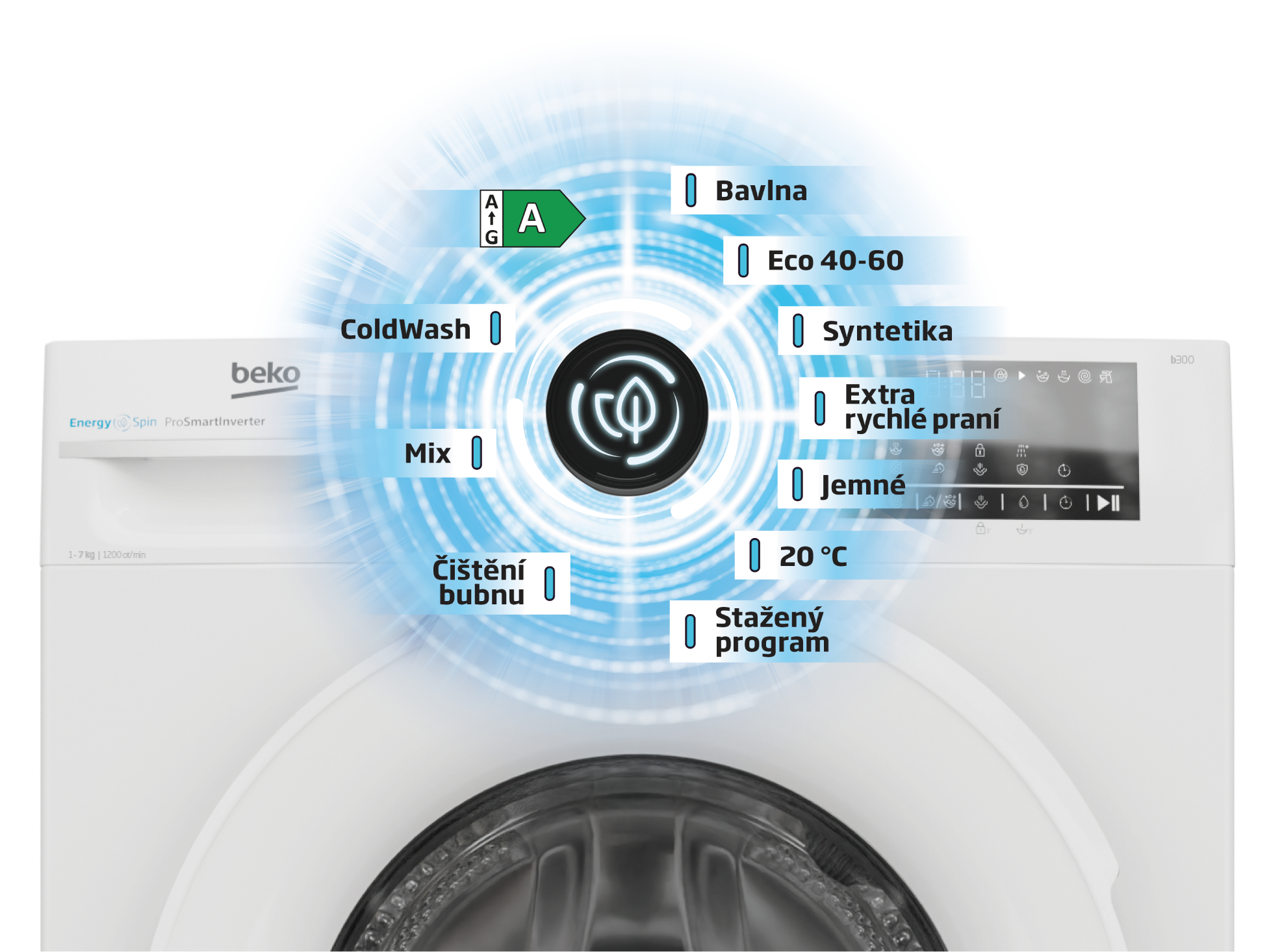 Pračka BEKO BM3WFSU37013WW