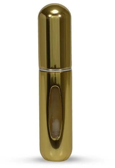Plnitelný rozprašovač parfémů MxM Cestovní lahvička na parfém, 5 ml - zlatá