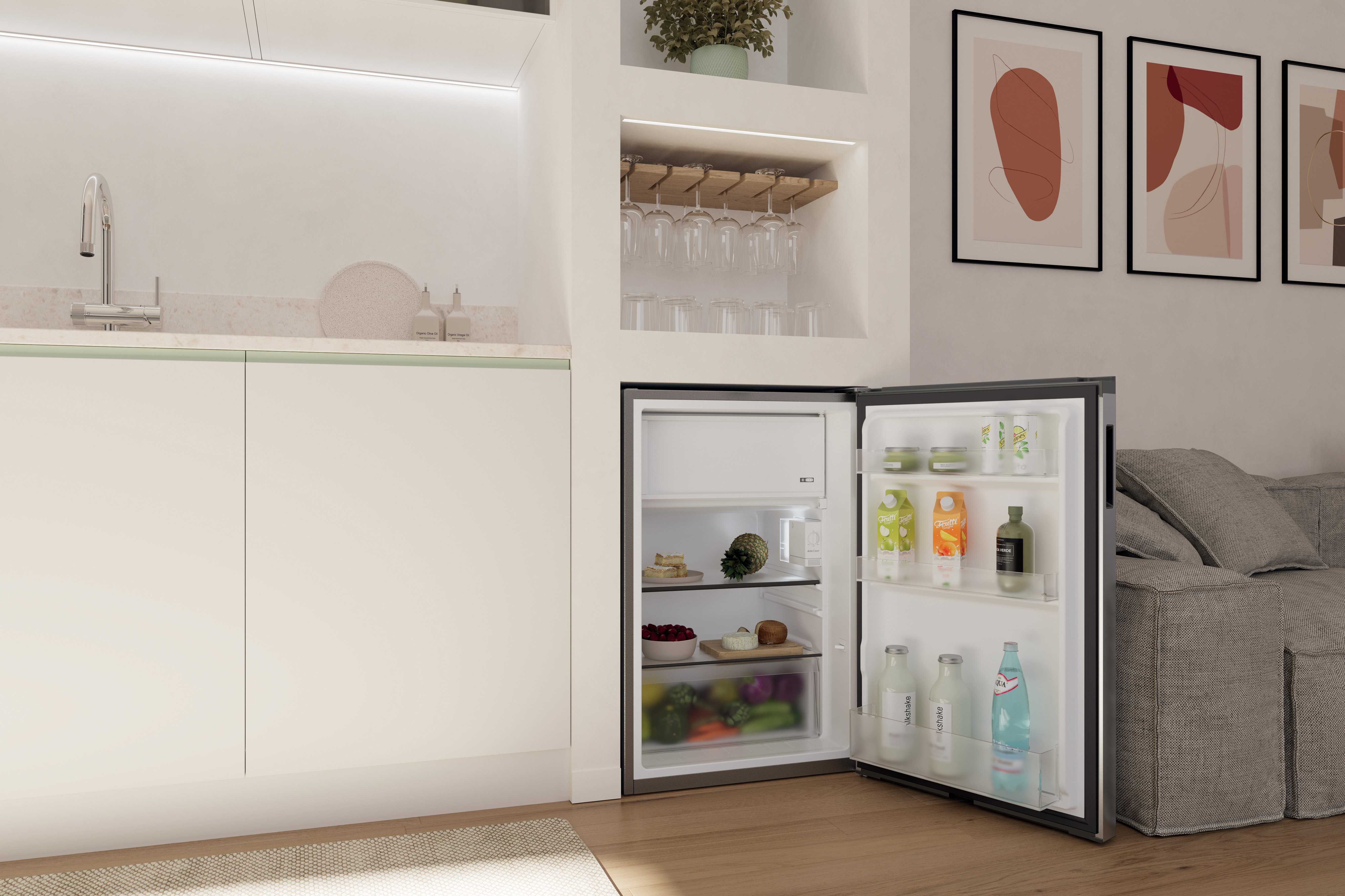 Malá lednice CANDY CNOQ2S58EX Citi Mini Fridge 300