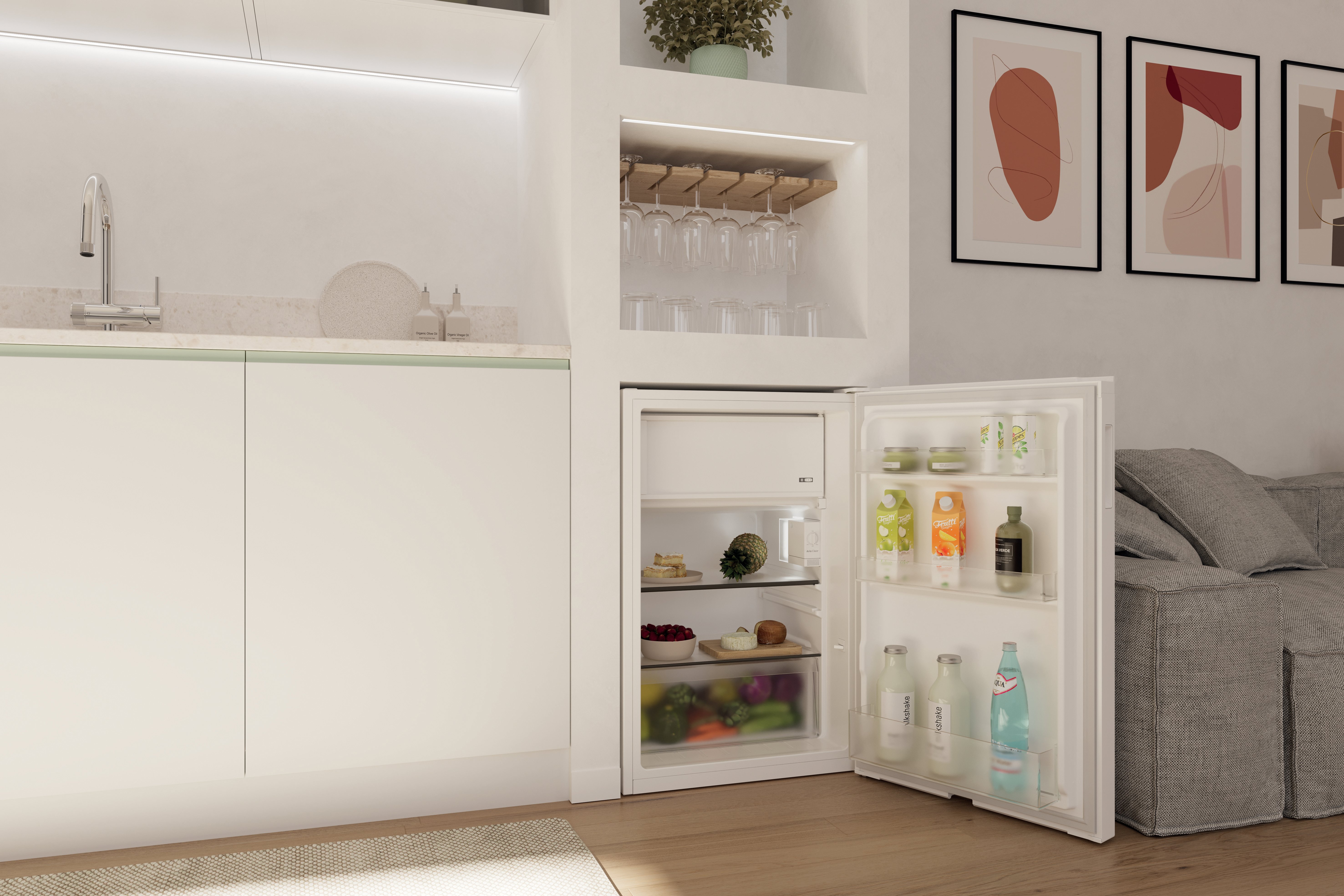 Malá lednice CANDY CNOQ2S58EW Citi Mini Fridge 300