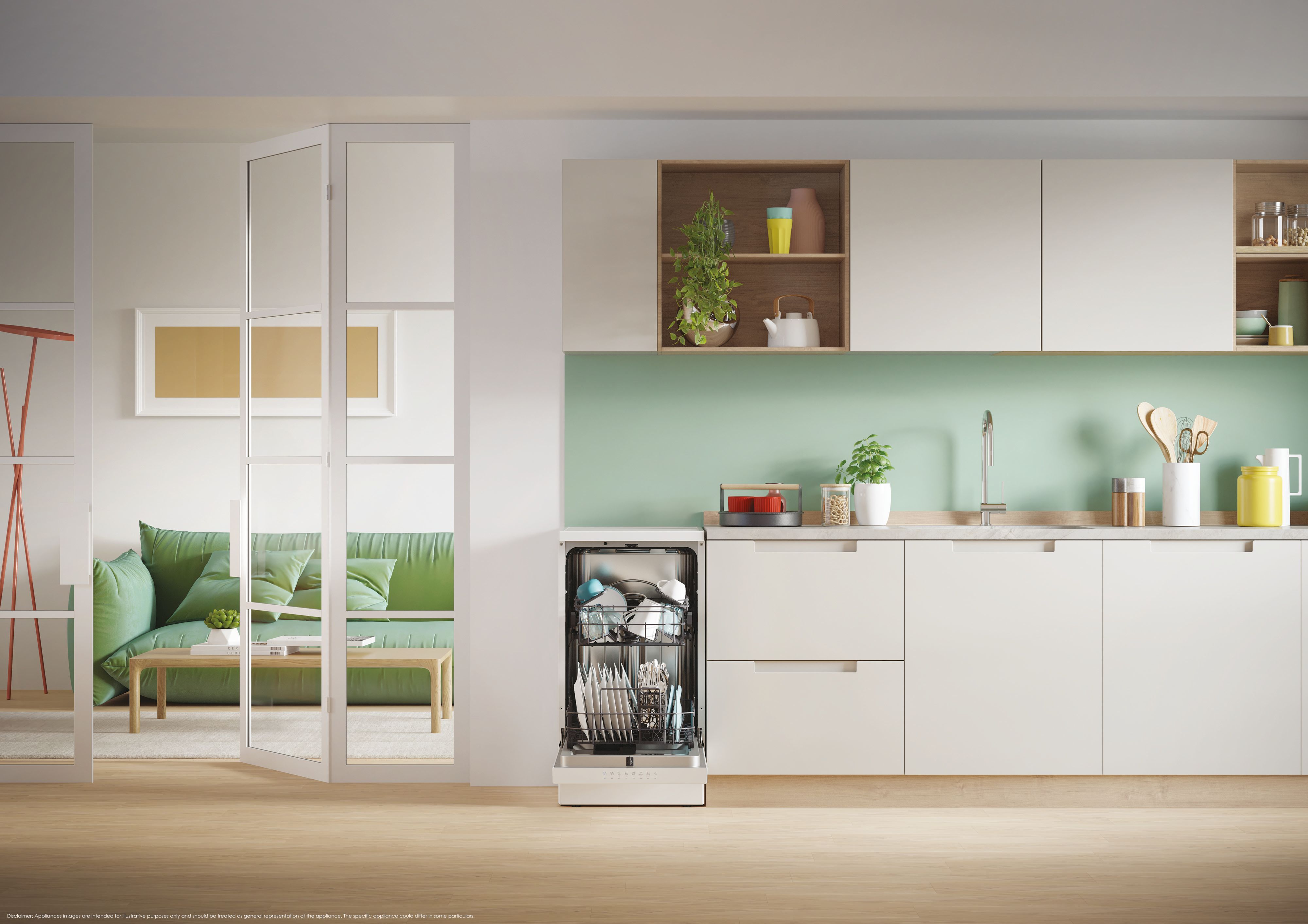 Myčka CANDY CF0C7SB0FW