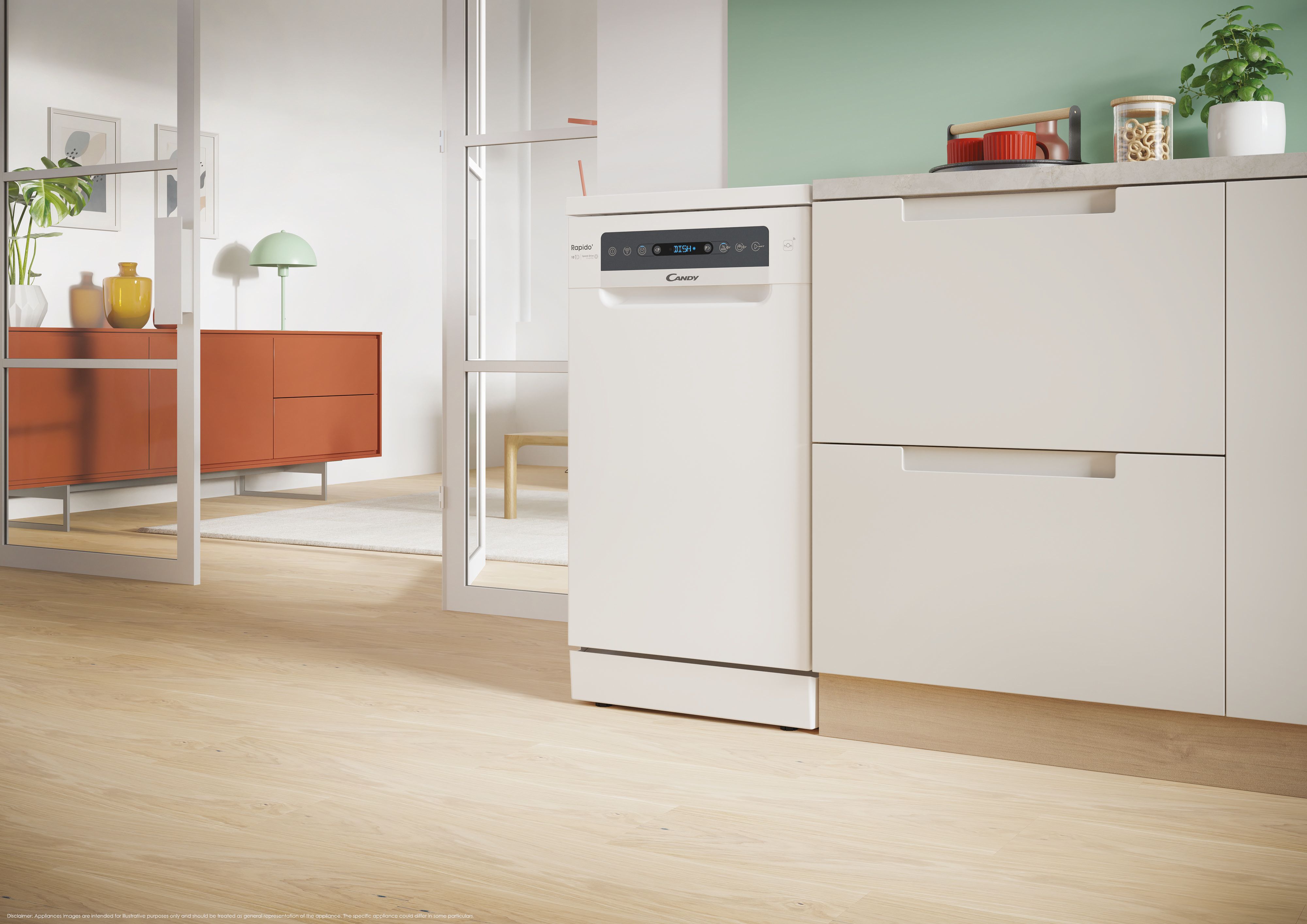 Myčka CANDY CF0C7SB0FW