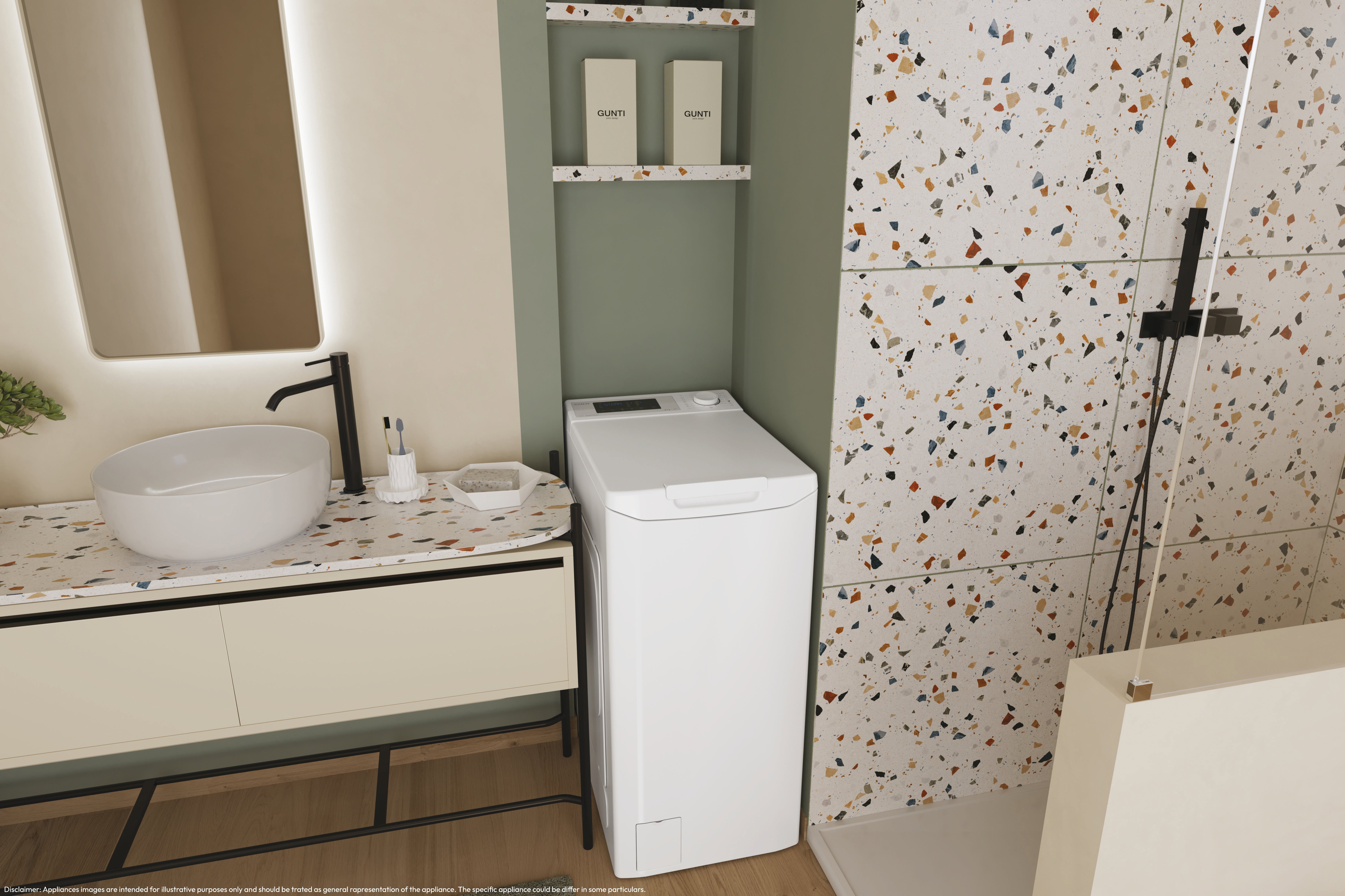 Pračka CANDY TCA263D3-S C-WASH 500