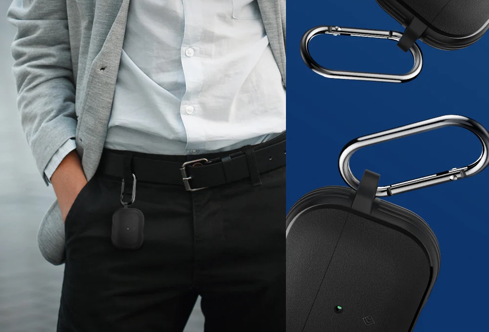 Spigen Caseology Vault Matte Black Kopfhörerhülle AirPods Pro (2. Generation)