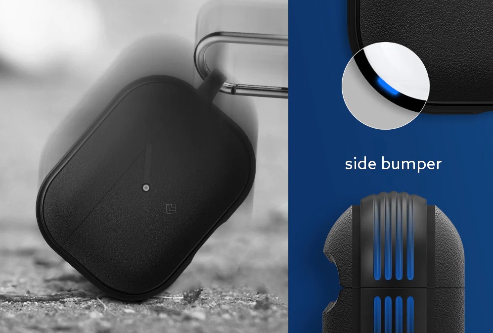 Spigen Caseology Vault Matte Black Kopfhörerhülle AirPods Pro (2. Generation)