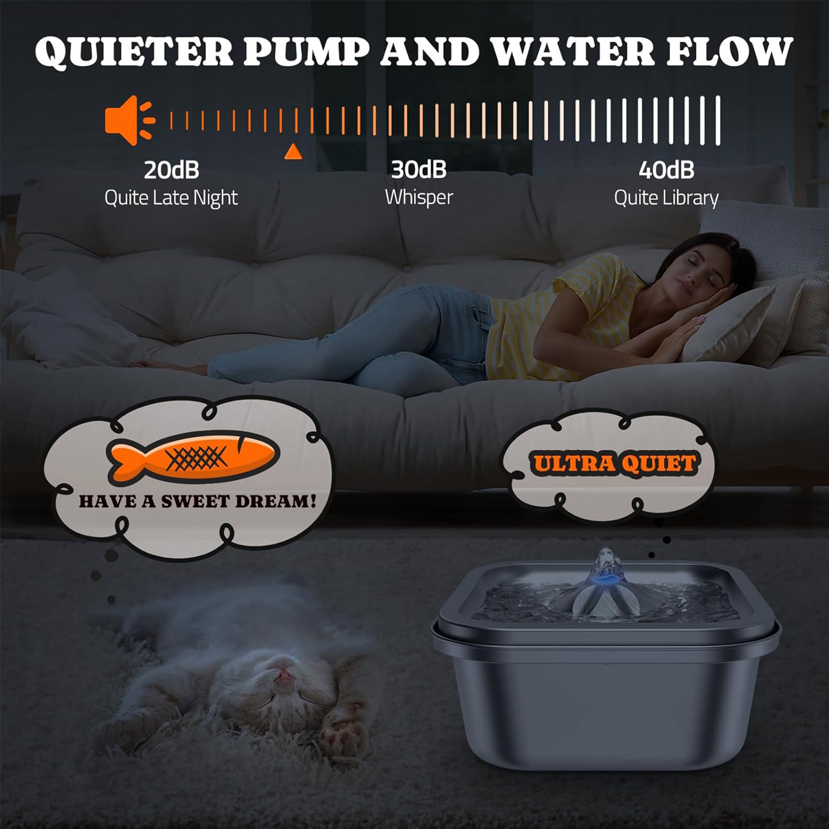 Fontána pre mačky Tikpaws Smart pet water fountain