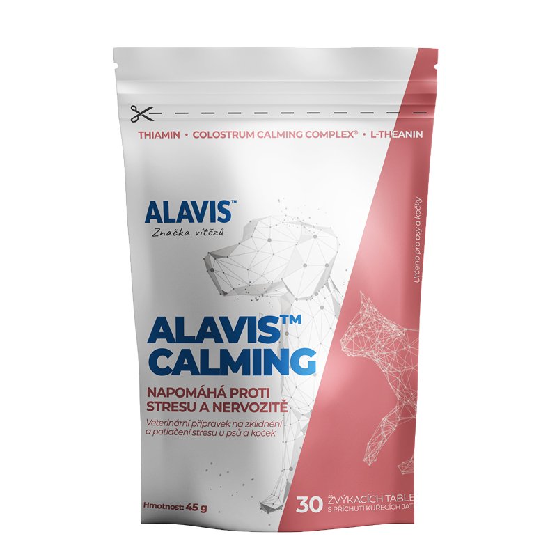 Doplněk stravy pro psy ALAVIS™ Calming 45 g 30 tbl.