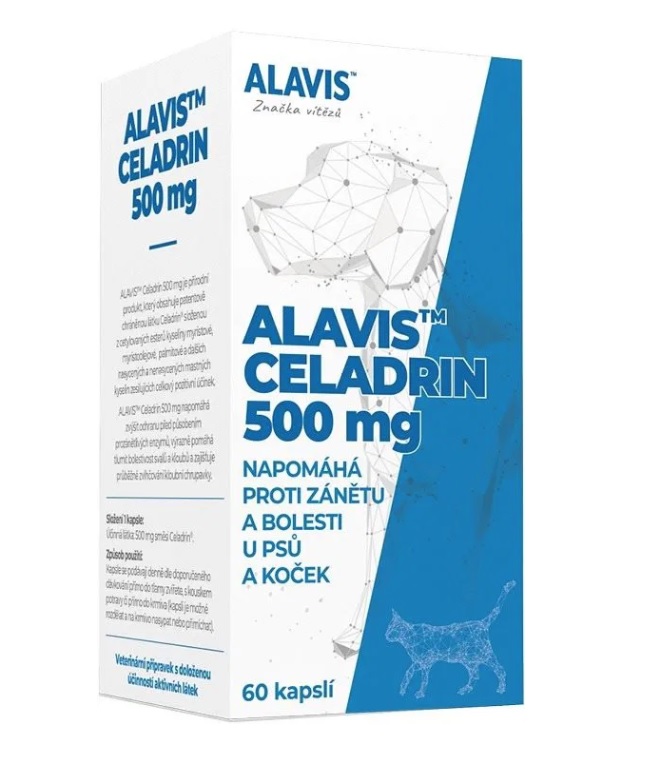Kloubní výživa pro psy ALAVIS™ Celadrin 500 mg