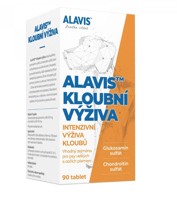 Kloubní výživa pro psy ALAVIS™ Kloubní výživa 90 tbl.