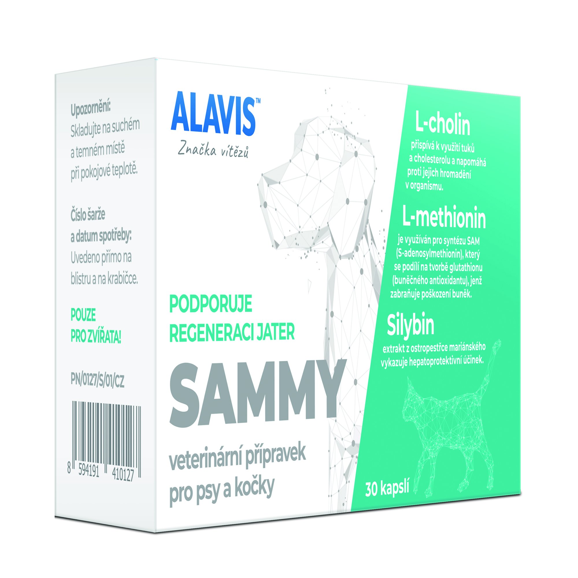 Doplněk stravy pro psy ALAVIS™ Sammy 30 tbl
