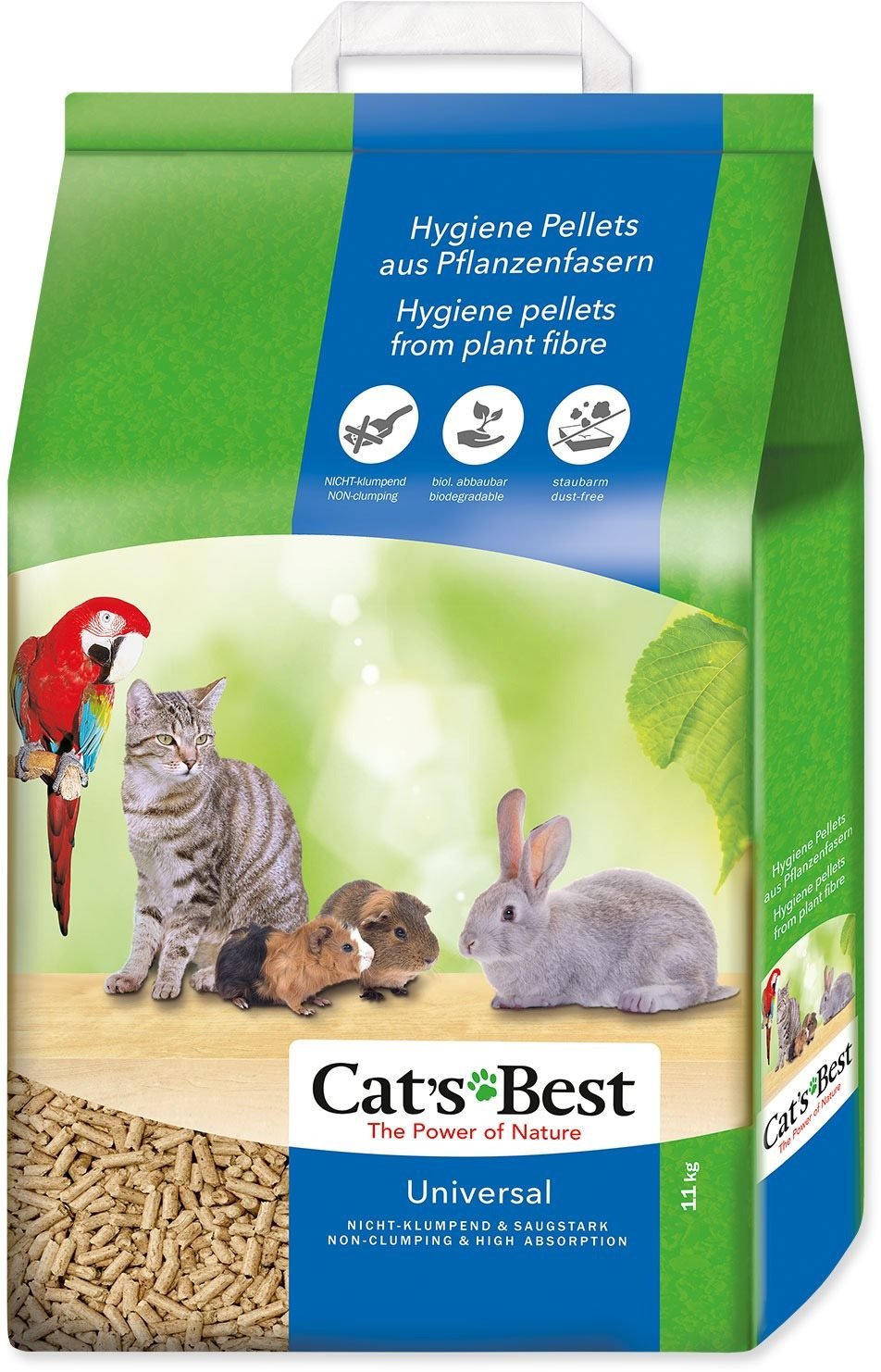 Piesok pre mačky Cat's Best Universal