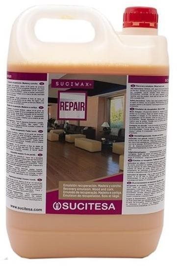 Emulze SUCITESA Suciwax Repair PK ochraná emulze na dřevěné, korkové a lamino podlahy 5 l