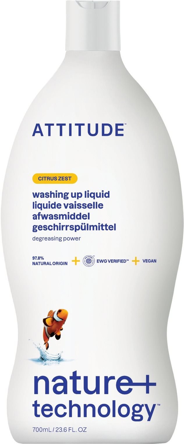 ATTITUDE-Prostředek na mytí nádobí s vůní citronové kůry