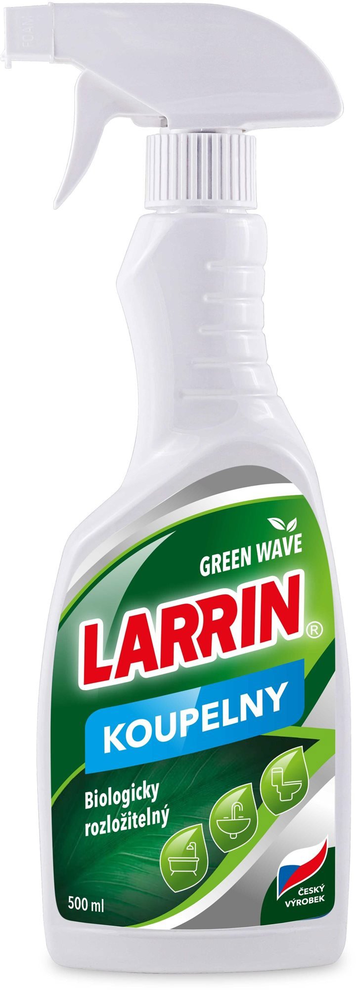 Eko čistič na koupelny LARRIN Green Wave 500 ml