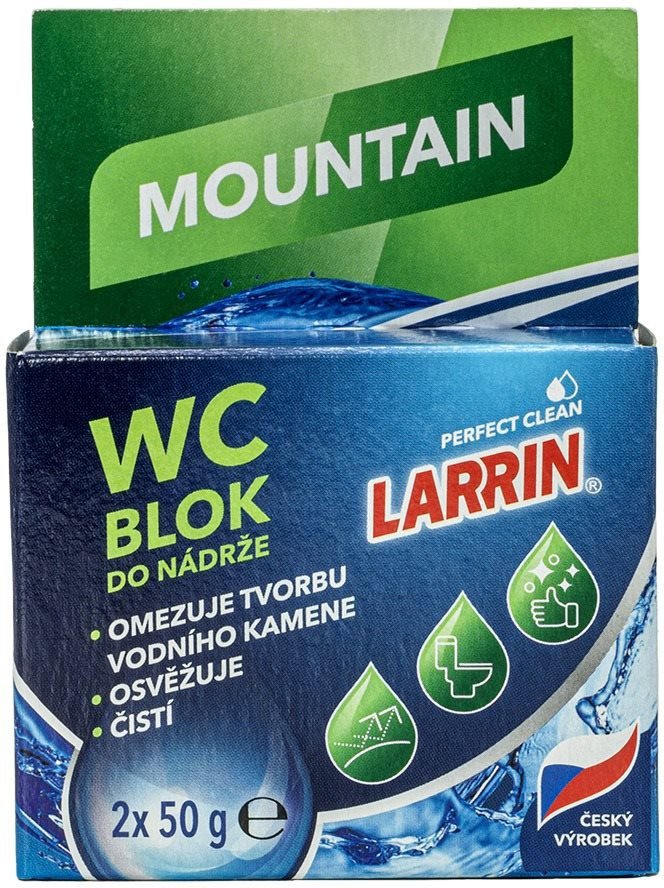 WC blok LARRIN Mountain fresh 2× 50 g