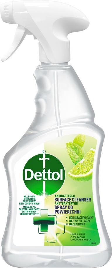 Dezinfekce DETTOL antibakteriální sprej na povrchy Limetka a máta 500 ml