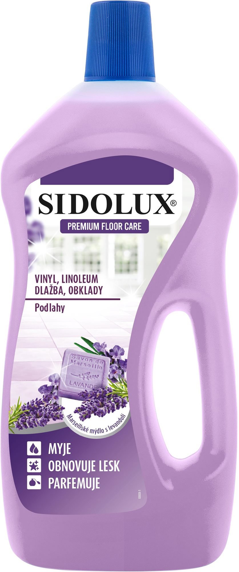 SIDOLUX Premium Floor Care Marseill Soap with Lavender vinyl a linoleum 750 ml