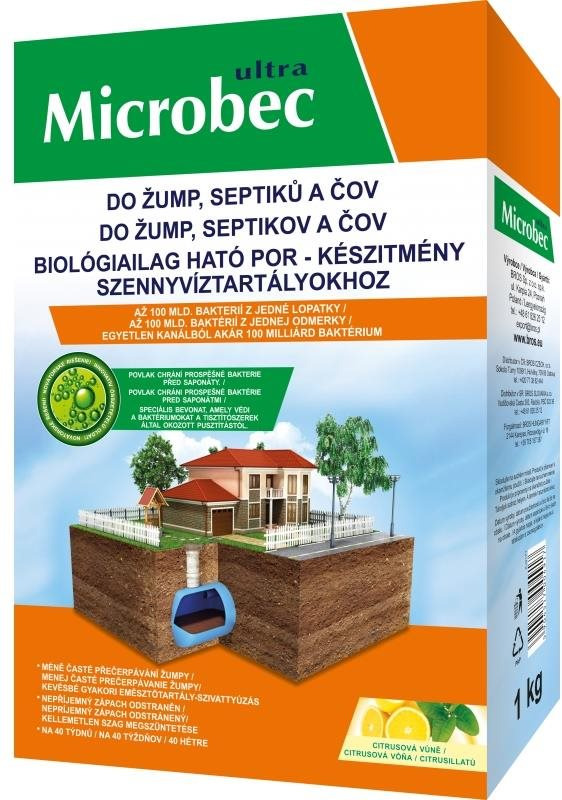 BROS Microbec do žump, septiků a ČOV 1 kg