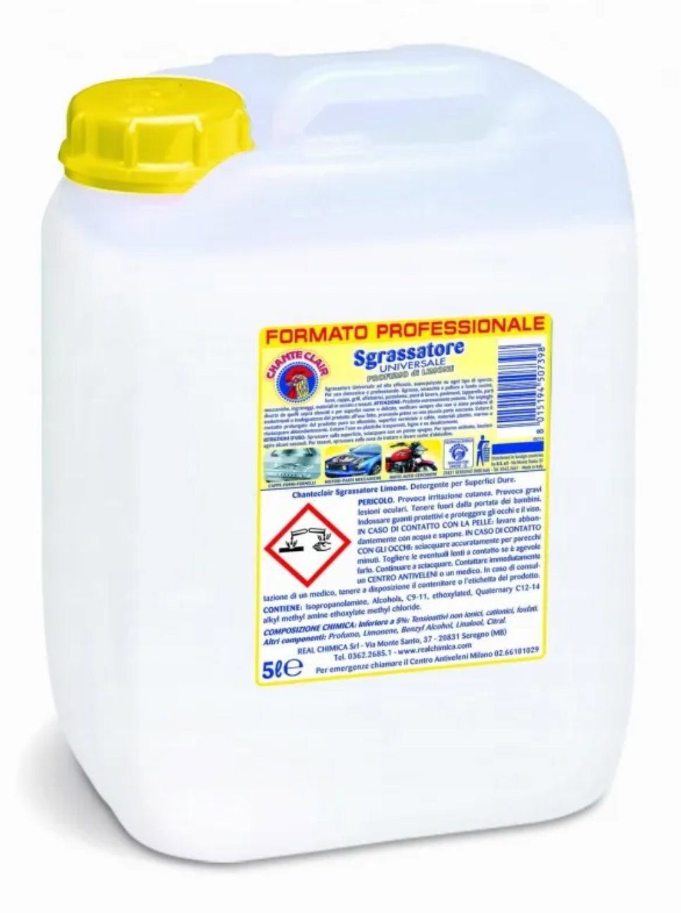 CHANTE CLAIR Sgrassatore Lemone degreaser and cleaner 5 l