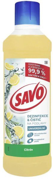 Dezinfekce SAVO dezinfekce a čistič na podlahy Citron 1 l