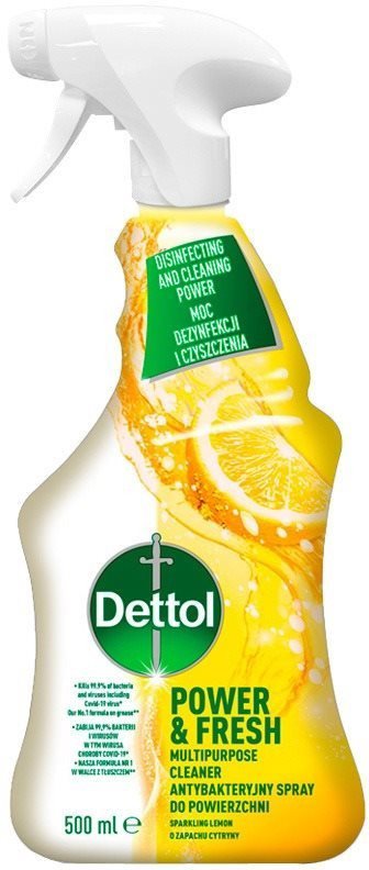 Dezinfekce DETTOL Antibakteriálni sprej na povrchy Citron a Limeta 500 ml