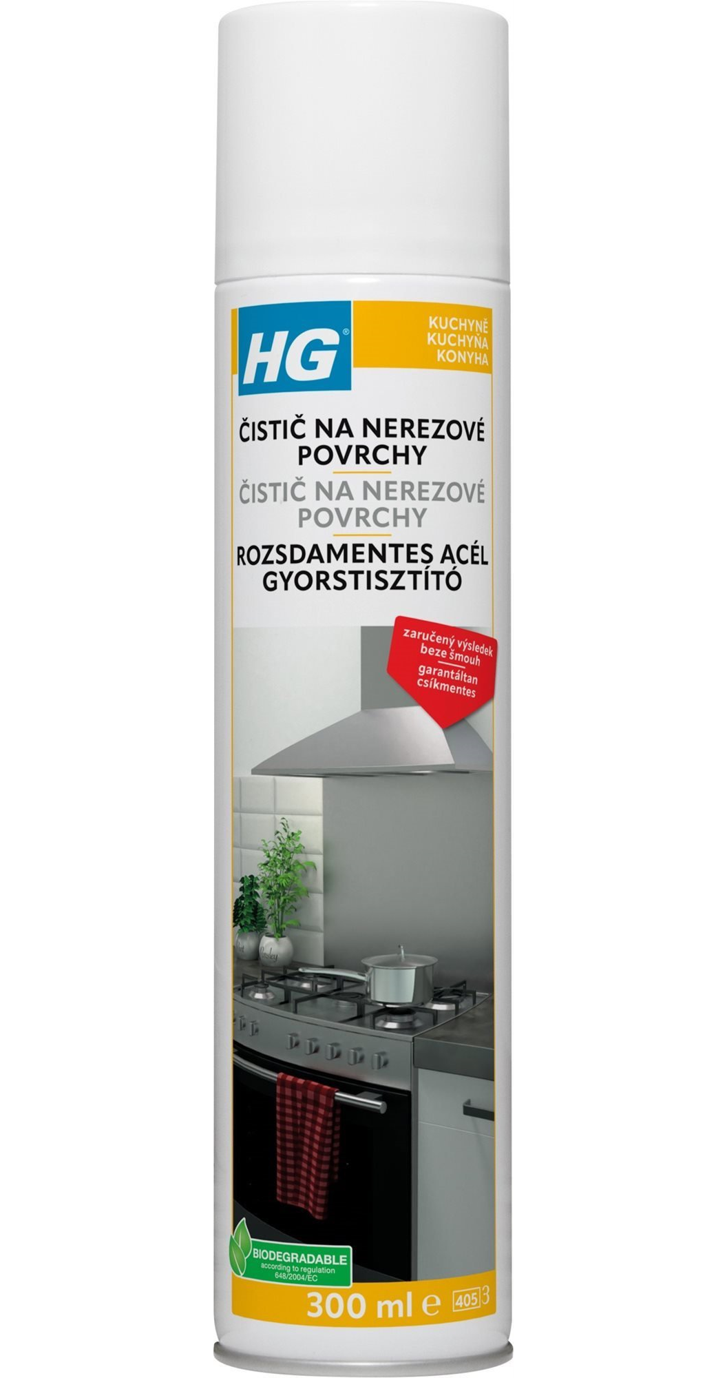 Čistič na nerez HG čistič na nerezové povrchy 300 ml
