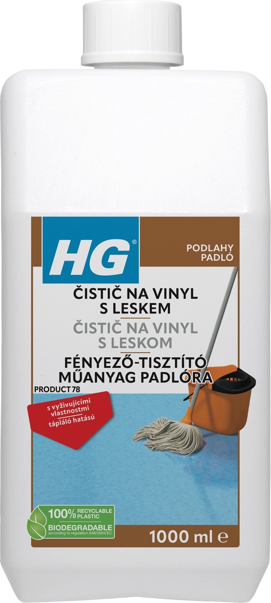 Čistič na podlahy HG čistič na vinyl s leskem 1 l