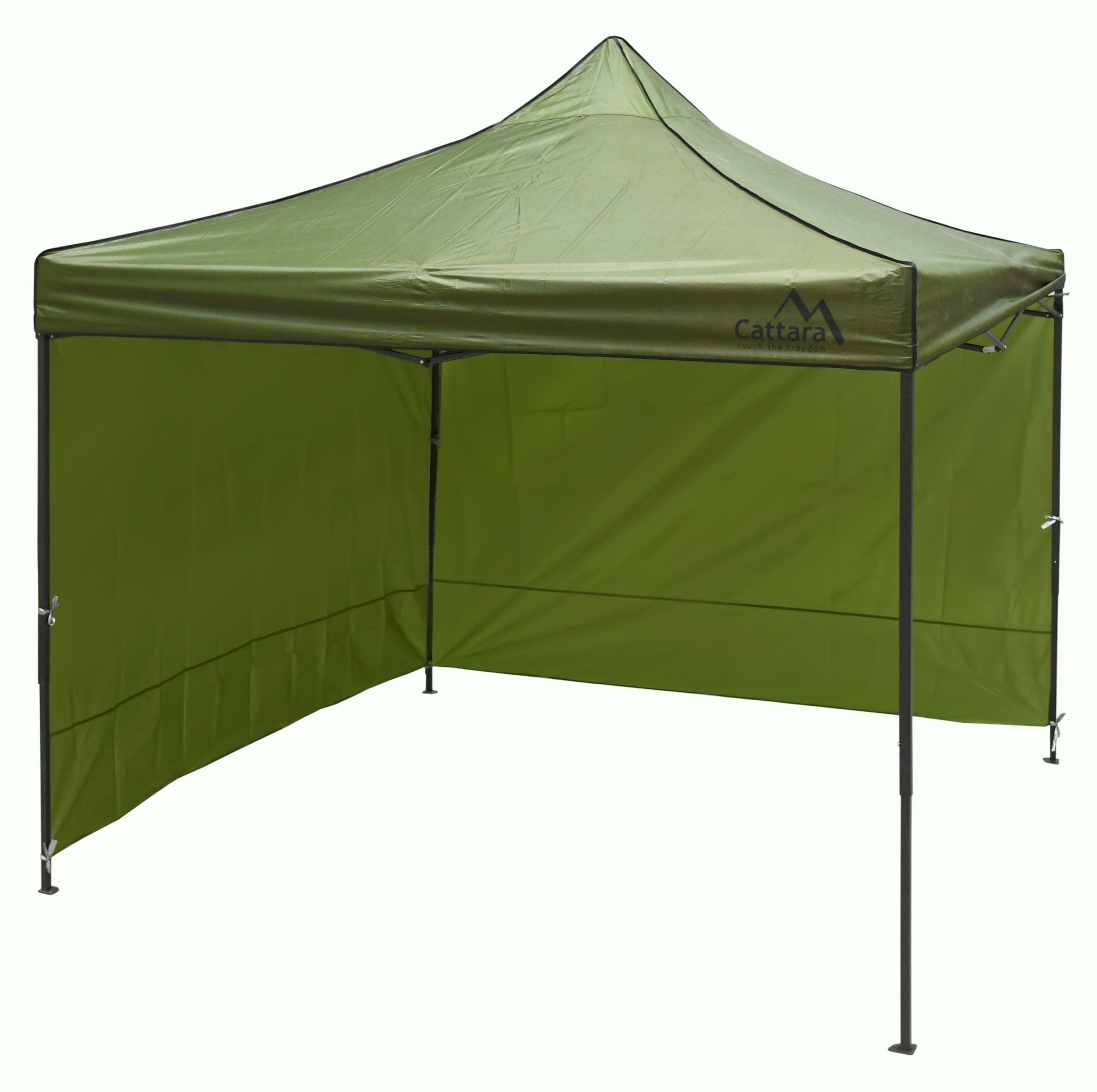 CATTARA Sidewalls for party tent 2x3m (13338, 13339) green WATERPROOF