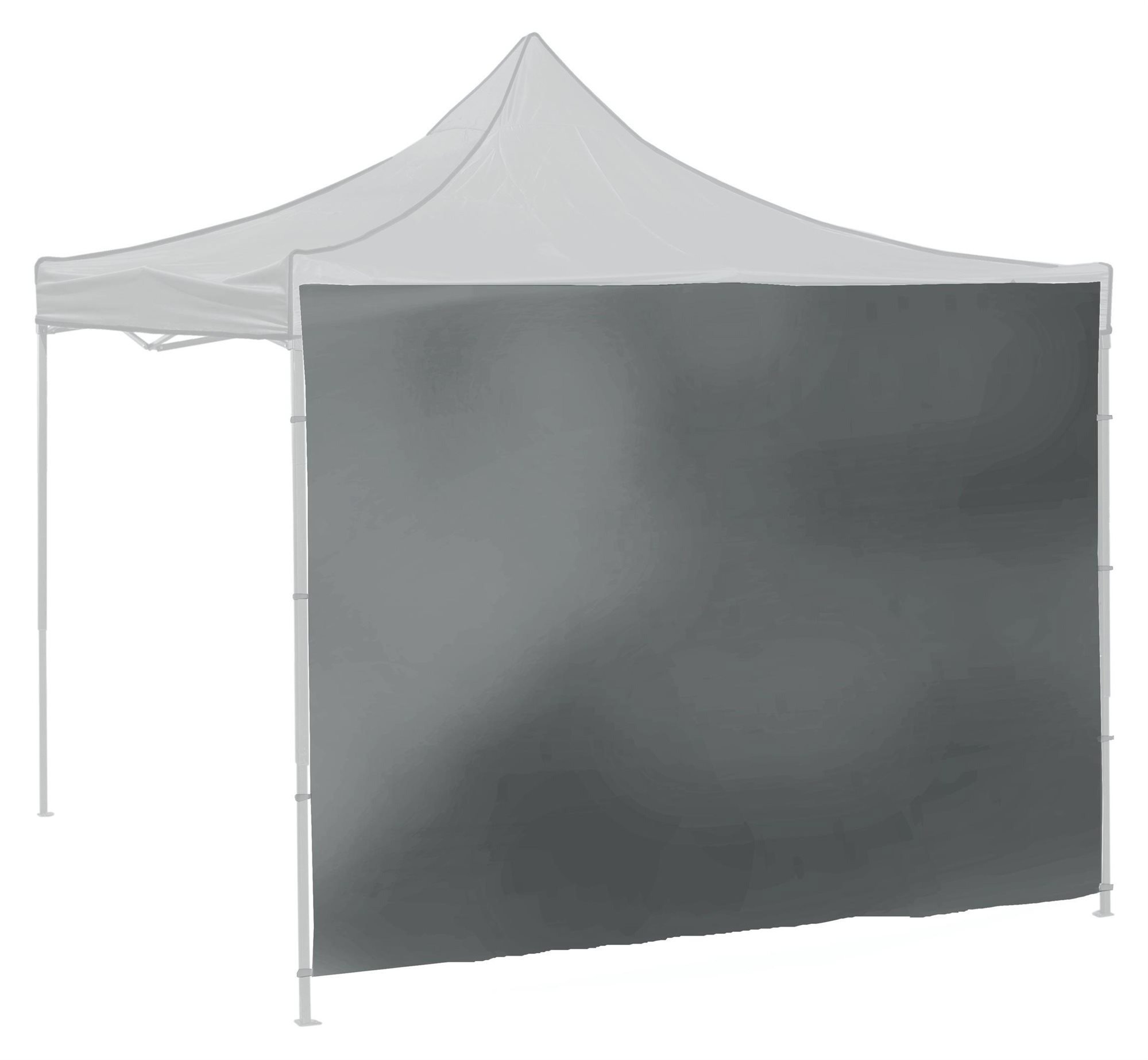 CATTARA Gazebo sidewalls 2 x 3m 210D WATERPROOF, grey