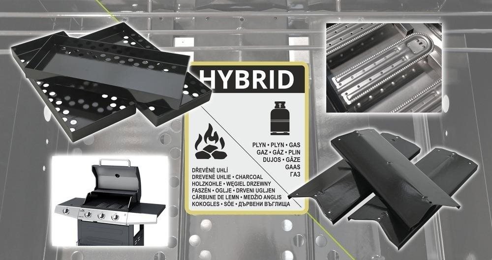 Gril CATTARA Gril HYBRID CORE plyn/dřevěné uhlí