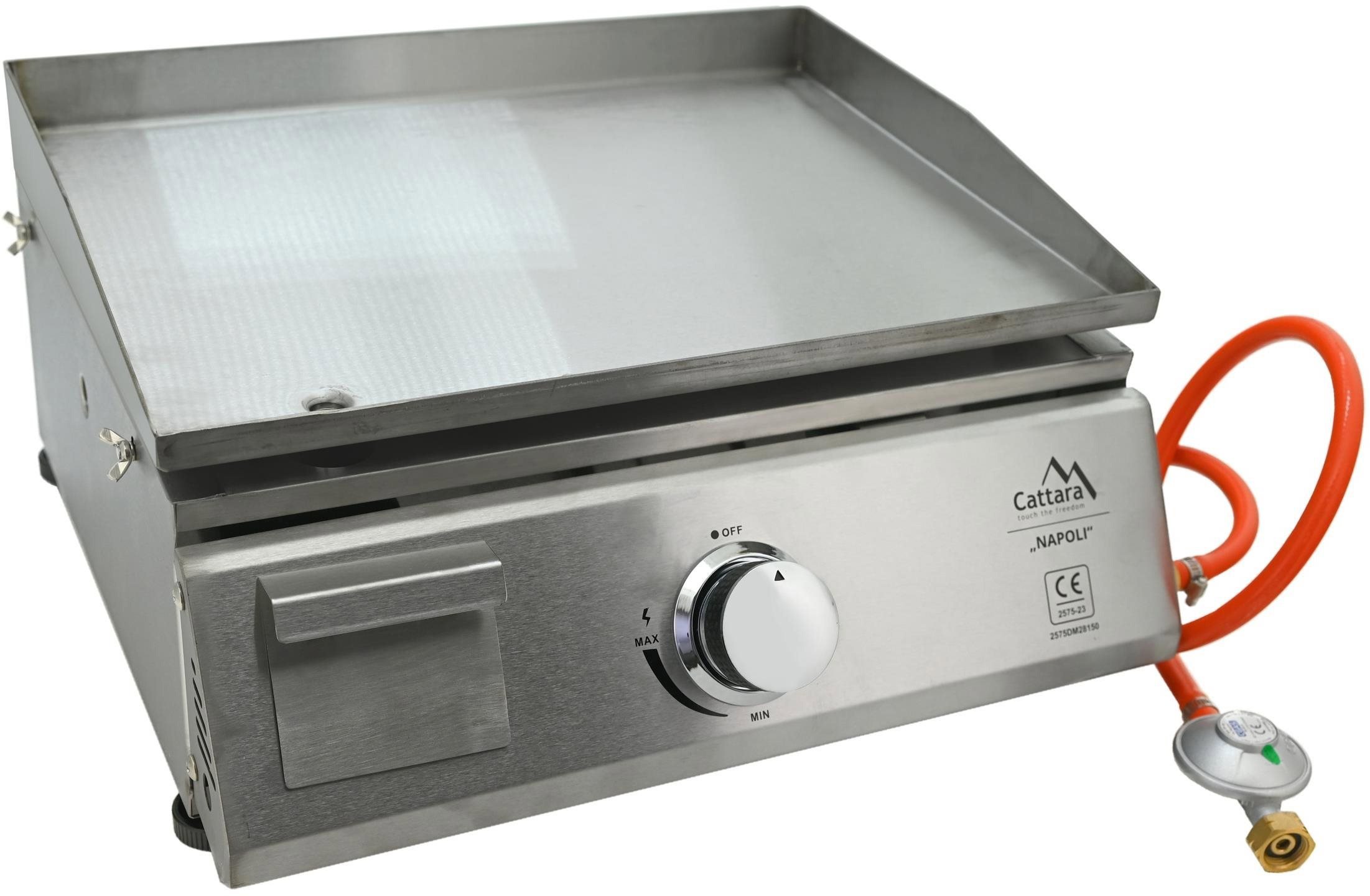 Grill CATTARA NAPOLI tabletop gas grill + pizza oven + grill plate