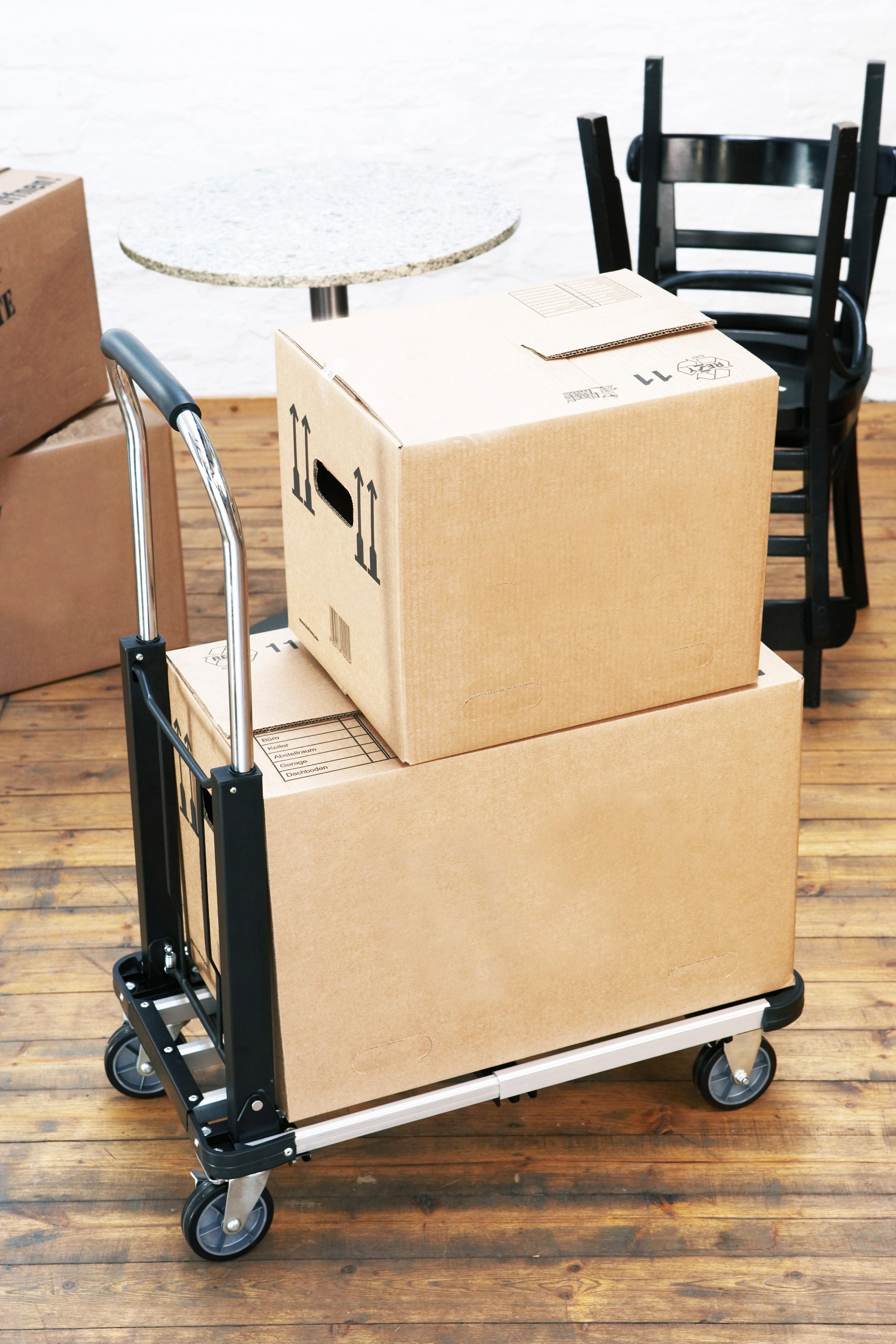 Vozík MEISTER Transportní vozík, hliník, skládací, max. nosnost 150 kg