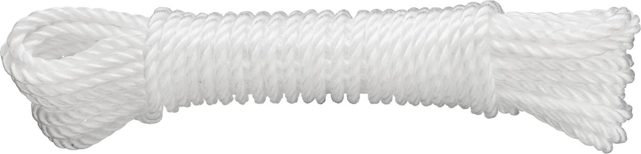 CONNEX PP stáčené lano 3pramenné, 5 mm × 20 m, bílá