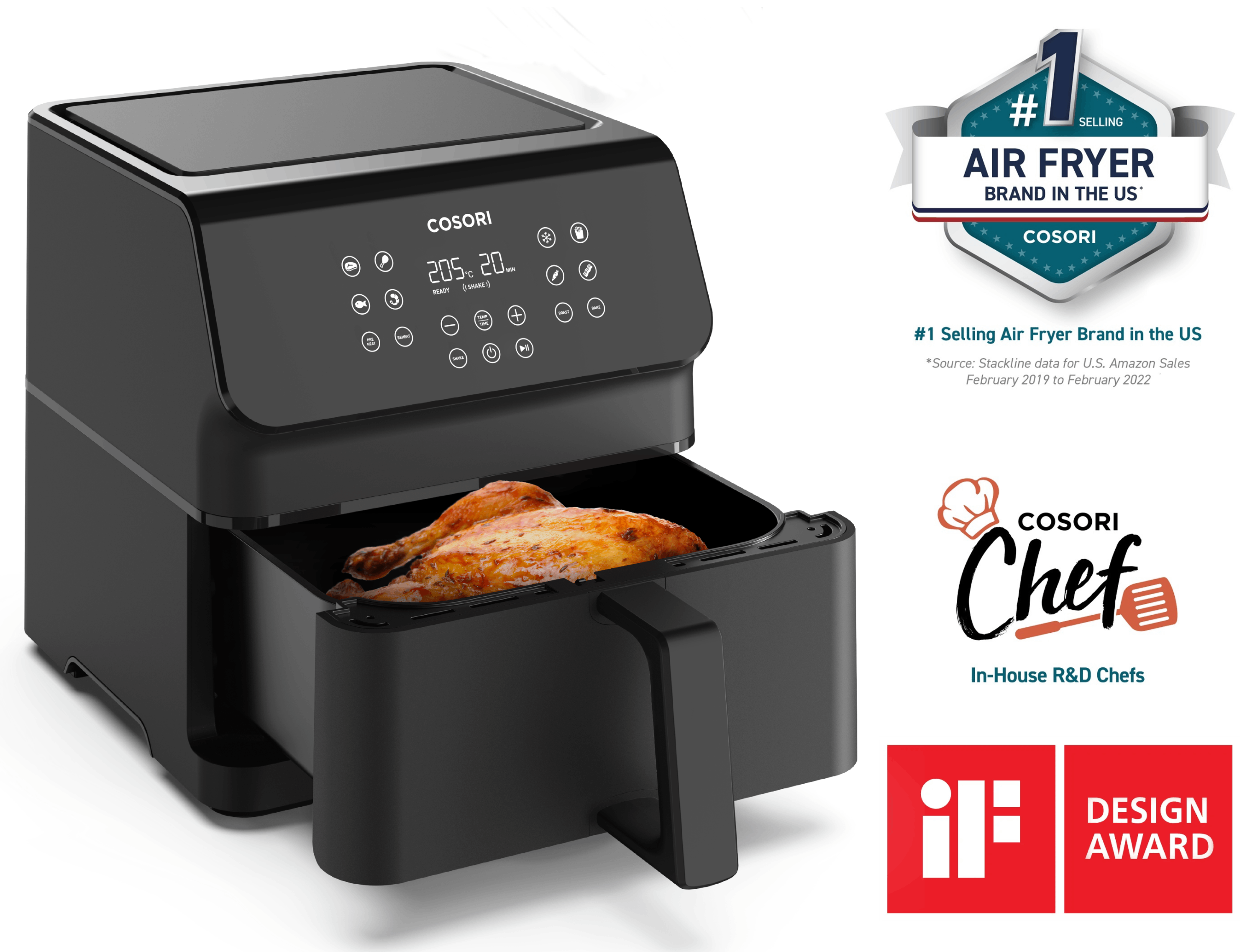 Cosori P651 Premium II 6,2 l hot air fryer