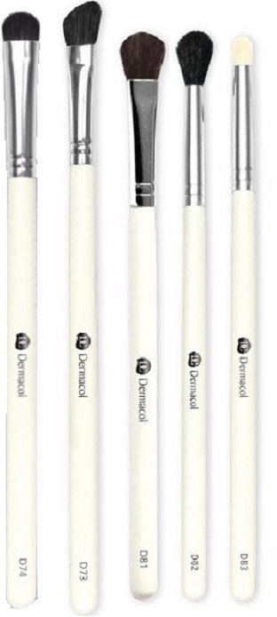 Sada kosmetických štětců DERMACOL Master Brush by PetraLovelyHair (D73, D74, D81, D82, D83) Set II.