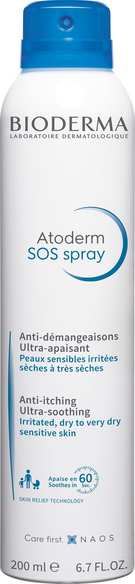 Tělový sprej BIODERMA Atoderm SOS Sprej 200 ml