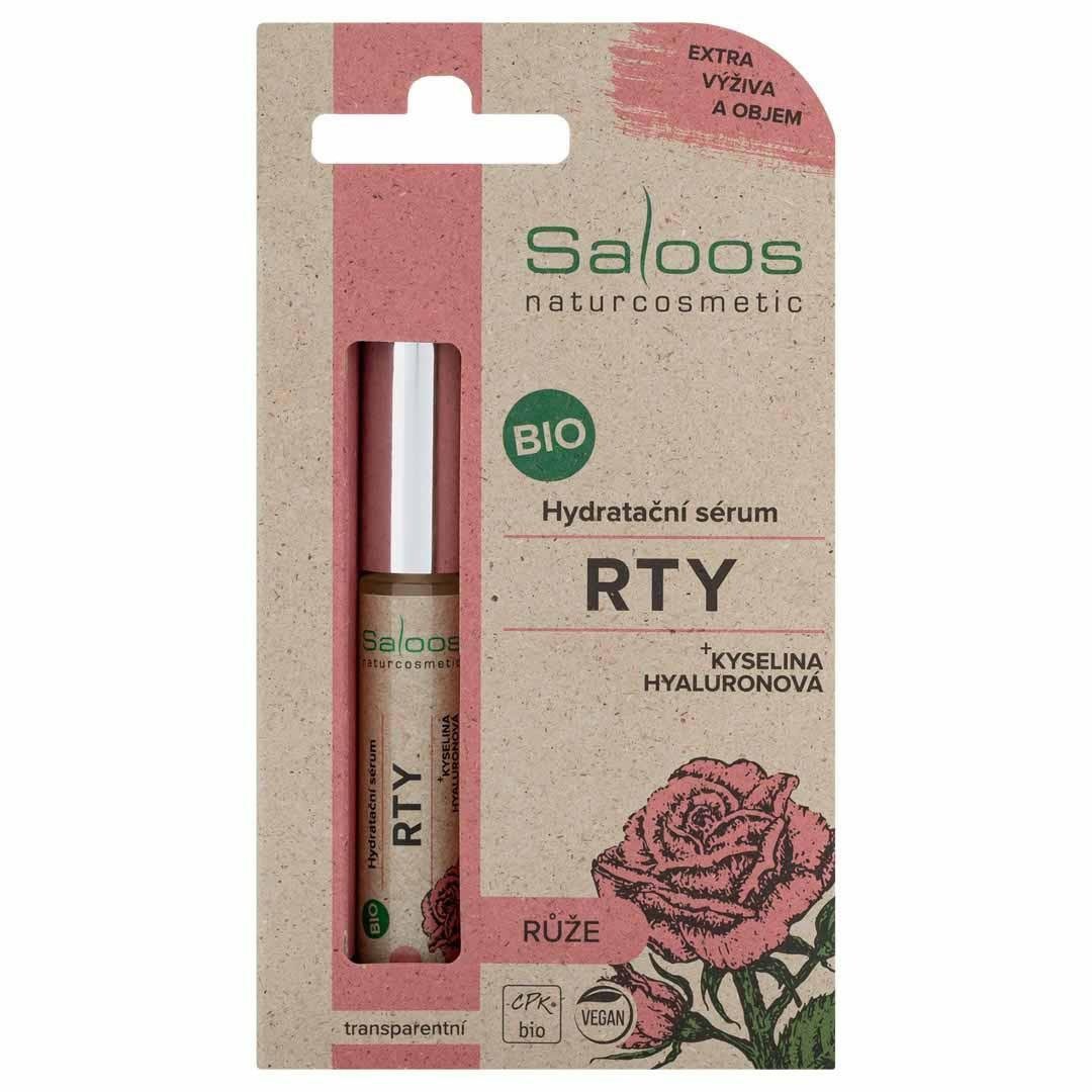 Balzám na rty SALOOS Bio Hydratační sérum na rty - Růže