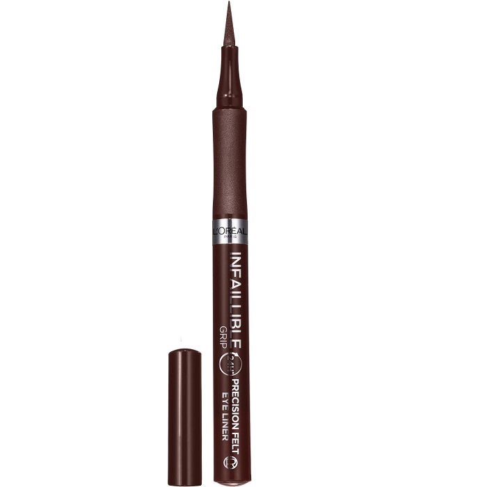 Oční linky L'ORÉAL PARIS Infaillible Grip 27H Precision Felt Brown 1 g