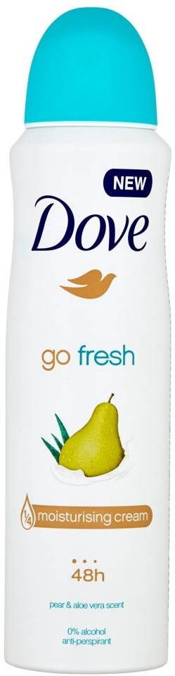 Antiperspirant Dove Go Fresh Pear & Aloe Vera Scent antiperspirant v spreji 150 ml