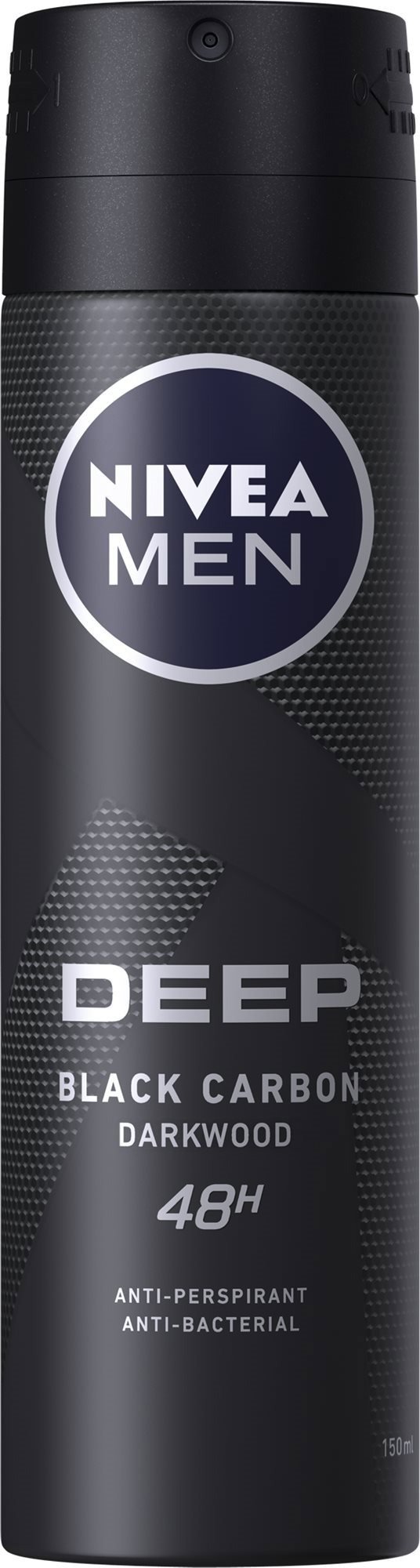 Antiperspirant NIVEA MEN Deep Black Carbon 150 ml