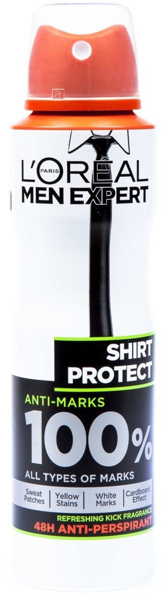 Antiperspirant ĽORÉAL PARIS Men Expert Shirt Protect Antiperspirant 150 ml