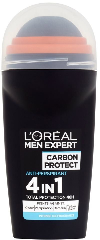 Antiperspirant L'ORÉAL PARIS Men Expert Carbon Protect 4in1 Antiperspirant 50 ml